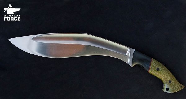 Almazan Custom Stainless Steel Hunting Knife by almazan forge