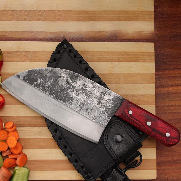 Hand-Forged Kitchen Knife Set