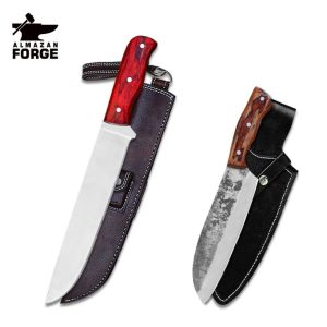 Explore the Outdoors: Premium Bushcraft & Kitchen Knife in One Set!